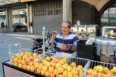 Sprzedawca pomarańczy